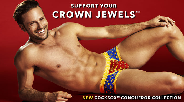 Editorial lifestyle image for the Cocksox Conqueror underwear collection